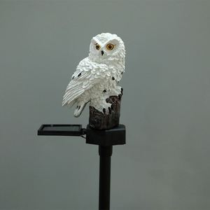 أضواء تعمل بالطاقة الشمسية البومة حديقة الحيوان زخرفة مصباح مقاوم للماء فريدة أضواء عيد الميلاد مصباح شمسي خارجي - Product Image 6