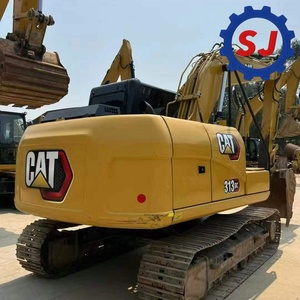 Excavatrice CAT 313GC de 12 tonnes, machine de terrassement hydraulique d'occasion avec moteur pour travaux de construction - Product Image 4