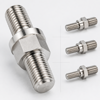 Stud Pemasangan Sensor Getaran dari Baja Tahan Karat yang Diproses CNC OEM Swiss untuk pemantauan getaran.