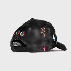 Casquettes Personnalisées Sombrero G5 INNEDIT 5 Panneaux en Dobby Suede Unisexe Casquette de Baseball Broderie Fleur & Étoile Colorées - Product Image 3