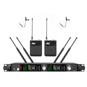 Great Price EIF High-Fidelity ADX800 Handheld & Headset & Lavalier <b>Mic</b> System with Dynamic & <b>Condenser</b> for Stage & Church - Product Image 3