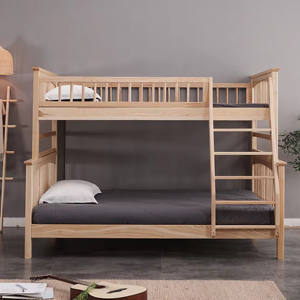 Muebles Modernos para Dormitorio Infantil, Literas Dobles con Escalera, Literas Dobles de Madera Expandibles al por Mayor - Product Image 2