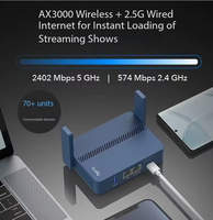 Mini Router WiFi6 con Memoria Flash Grande de 2.5g TR3000>> Productos para el Hogar Inteligente >> Productos para el Hogar Inteligente