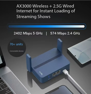 Mini <span class=keywords><strong>routeur</strong></span> WiFi6 avec grande mémoire flash 2.5g TR3000>> Produits pour la maison intelligente >> Produits pour la maison intelligente - Product Image 2
