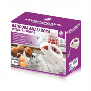 Batteur Mélangeur 150W Spécial Pâtisserie 7 Vitesses Fouets en Acier Inoxydable - Product Image 2