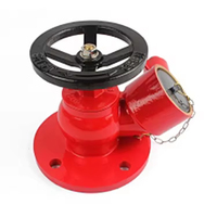 Tête de sprinkler droit globe en laiton 1/2" NPT K5.6, adaptée aux feux A et B, équipement incendie à installation simple
