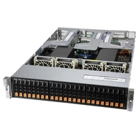 Server Supermicro Ultra A+ AMD EPYC As -2124US-TNRP 2U Rack Dual Socket dengan 24 Bay NVMe Dual 10GbE/SFP+ Tersedia