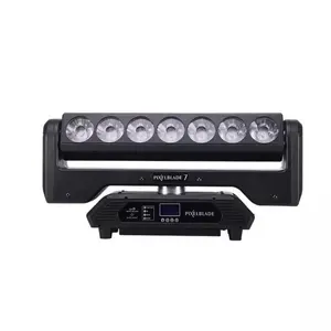 דגם החדש DMX אינסופי מחבת ולהטות סיבוב 7 pcs 15w rgbw led בר beam הזזת ראש אור