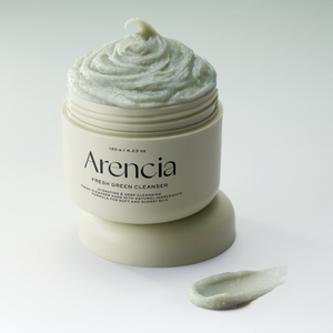 Crème nettoyante aux herbes Arencia Green 120g, nourrissante, hydratante, nettoyant moussant pour les pores en profondeur, pour peaux normales, soin du visage quotidien à domicile - Product Image 4