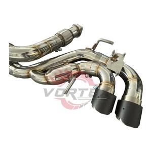 Sistema de Escape Catback VORTEX Valvetronic para Corvette C8, Válvula OEM, Acero Inoxidable de 1.5 mm de Espesor, Pulido Espejo, Alta Calidad - Product Image 5