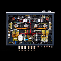 Q-019 MUZISHARE X7 entegre vakumlu tüp amplifikatör KT88x4 AB1 Push-pull amplifikatör 25 ~ 45W anahtarı 110V/220V MM fono
