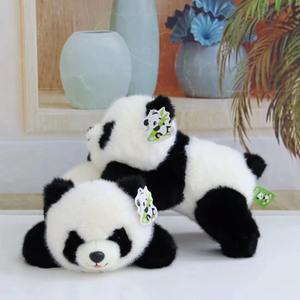 Peluche géante panda mignonne en coton PP, jouet court, souvenir touristique de Chengdu pour les jeunes - Product Image 6