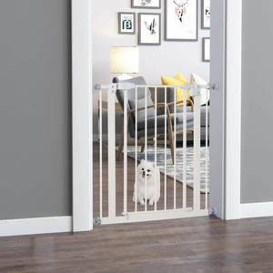 Valla retráctil para perros de nuevo diseño ajustable con cierre automático para interiores, puerta retráctil ajustable duradera para mascotas para puerta de perros - Product Image 5