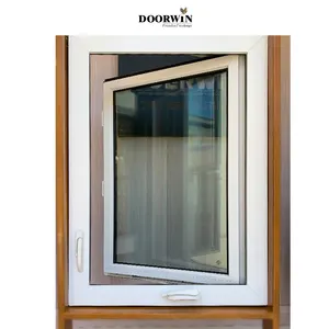 100% customized design crank UPVC window Finish window