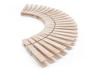 8,4 см, 24 шт., прочные прищепки из березы, натуральные прищепки для сушки белья и фотографий, деревянные прищепки из твердой древесины - Product Image 2