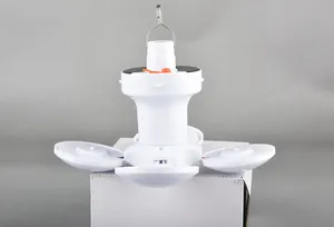 Lámpara Solar de Plástico para Exteriores, Lámpara LED Plegable para Fútbol, Lámpara de Emergencia con Carga USB, Linterna de Búsqueda Portátil - Product Image 3