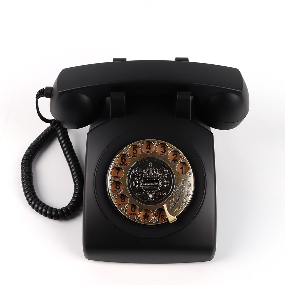 Ретро ротационные старые модные Проводные телефоны книга для гостей старинный классический аудио гостевой телефон