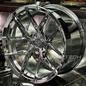 Nouvelles jantes XINLAI forgées sur mesure à rayons fendus chromés 18-21 pouces 5x112/5x120, jantes monobloc légères pour M3/M4/G80/G82/RS5 - Product Image 1