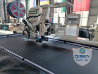 Dernière machine à broder industrielle informatisée complète pour tissus, à une tête, avec dispositif de perlage et de double pailletage, avec carte