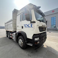 Nouveau Camion Benne Sinotruk HOWO TX 400 Diesel 6x4 Fiable avec Direction à Gauche, Boîte FAST, Caméra Arrière, Charge Utile Élevée pour l'Exportation