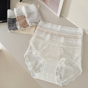 Yuhong 9325 Ropa Interior Femenina de Hilo Burbuja, Ligera y Transpirable, con Encaje de Hada y Gasa, Entrepierna Larga, Antibacteriana 10a - Product Image 2