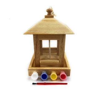 Houten Vogelhuis, Vogelhuis Met Roofdierwacht, Nestkastvogelhuisje Voor Het Bekijken Van Wilde Vogels Buiten - Product Image 2