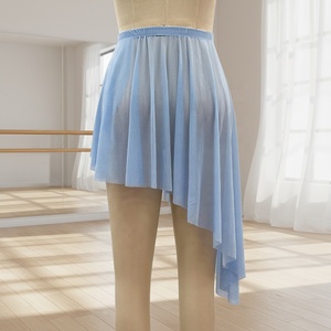 Falda <span class=keywords><strong>de</strong></span> <span class=keywords><strong>Ballet</strong></span> MiDee con Cintura Elástica y Corte Asimétrico para Mujeres Adultas, Sin Bragas, para Presentaciones Escénicas y Entrenamiento en Estudio - Product Image 2