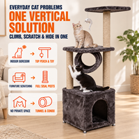 Arbre à chat interactif moderne d'intérieur, vente chaude OEM