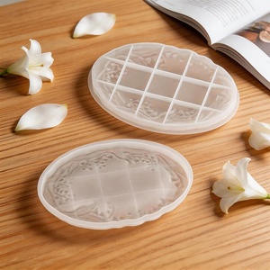 Stampo in <span class=keywords><strong>Silicone</strong></span> a Forma di Vaso Ovale Europeo per Resina, Gesso, Pietre Aromaterapiche e Decorazioni Artigianali Profumate - Collezione Early Riser - Product Image 4