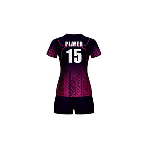 أطقم زي كرة الطائرة الجديدة، قميص كرة طائرة نسائي قابل للتنفس، قميص كرة طائرة مطبوع بتقنية التسامي سريع الجفاف - Product Image 3