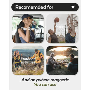 Bolsa de Gimnasio Portátil para Yoga y Fitness, con Cierre de Cremallera, Bandolera, Porta Botella Magnético, para Uso Diario - Product Image 4