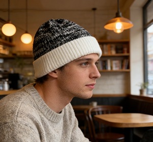 Bonnet d'<span class=keywords><strong>hiver</strong></span> pour homme en polaire respirant, idéal pour l'extérieur et les loisirs, avec impression numérique, offre spéciale, vente en gros, fournisseur de bonnets chauds - Product Image 2