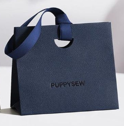 Logo personalizzato stampato <span class=keywords><strong>di</strong></span> alta qualità con Texture <span class=keywords><strong>di</strong></span> <span class=keywords><strong>carta</strong></span> borsa spessita per cosmetici goffratura nastro per negozio <span class=keywords><strong>di</strong></span> abbigliamento supermercato - Product Image 5