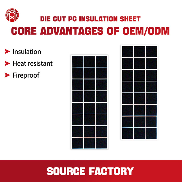 High-Precision Die-Cut PC Board Polycarbonate Sheet for Insulation Gaskets and Display Panels