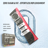 Suplemen Minuman Elektrolit Bubuk Rasa Khusus Dewasa, Bersertifikat HACCP, Bebas GMO, Bebas Gula, Penambah Energi