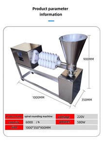 Convenient Operation Table Top Dough Rounder Dough Divider Rounder Moulder Machine Dough Divider Rounder Dough Ball - Product Image 6