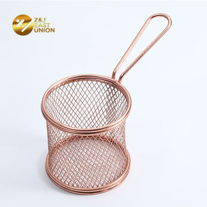 Minicesta redonda para <span class=keywords><strong>patatas</strong></span> <span class=keywords><strong>fritas</strong></span>, colador de comida para servir, presentación para <span class=keywords><strong>patatas</strong></span> <span class=keywords><strong>fritas</strong></span>, camarones y cuñas - Product Image 5