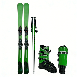 Conjunto de Esquí All Mountain para Niños, Deslizamiento Duradero y Suave, Diseño Amigable para Niños - Product Image 4