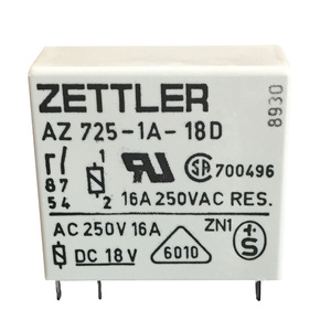 Relais de puissance Zettler Az 725-1a-18d 16A 250VAC DC 18V SPST - Product Image 1
