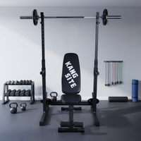 Équipement de musculation et d'entraînement de haute qualité en fer, machine à squats, rack à squats pour la maison