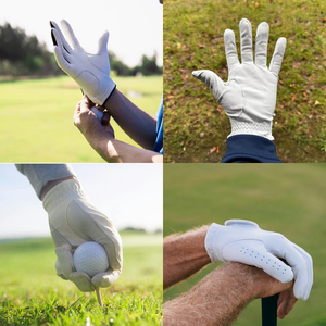 ถุงมือกอล์ฟหนังแกะกันลื่นสำหรับผู้ชายอุปกรณ์เล่นกีฬามือซ้าย - Product Image 5
