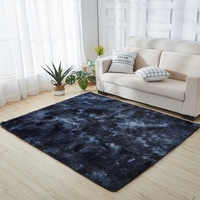 Tapis en peluche pour salon, grand tapis moelleux à poils longs, tapis shaggy