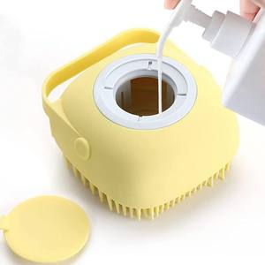 Cepillo de Baño de Silicona Suave para Perros, Cepillo de Aseo para Mascotas, Dispensador de Champú para Baño, Cepillo de Ducha para Perros y Gatos - Product Image 2