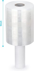 Mini Clear Industrial <b>Stretch</b> <b>Wrap</b> Film with Handle, Thick Self-Adhering <b>Stretch</b> <b>Wrap</b> - Product Image 6