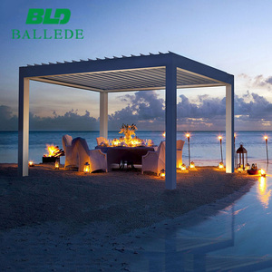 Precio bajo de alta calidad impermeable al aire libre de jardín de aluminio pérgola - Product Image 3