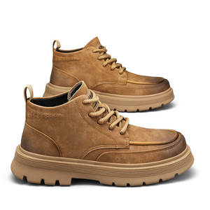 Botas de Trabajo Casuales de Invierno Unisex, Cálidas y Cómodas, de Piel Auténtica, Impermeables, con Forro de Felpa en la Entresuela - Product Image 6