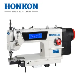 HK 9988-S yüksek hızlı küçük düz yatak üst ve alt besleme tek iğne Lockstitch DİKİŞ MAKİNESİ