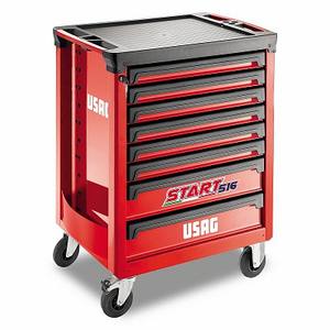 Gabinete de Herramientas Usag con 8 Cajones, Carro Rodante Industrial con Ruedas, 779x515x972 mm - Product Image 1