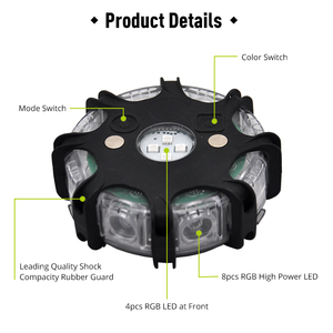 Best Verkopende <span class=keywords><strong>Usb</strong></span> Oplaadbare Led Fakkels Sequentieel Gesynchroniseerd Wegverkeerslicht Hoge Zichtbaarheid Voor Veilig Navigatie Plastic - Product Image 4