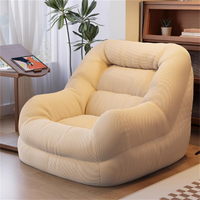 Chaise Moderne en Tissu pour Enfants avec Dossier Inclinable, Antidérapante, Confort Doux, Facile d'Entretien pour Repas et Changement de Chaussures des Tout-Petits